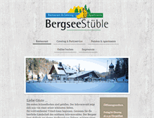 Tablet Screenshot of bergseestueble.com